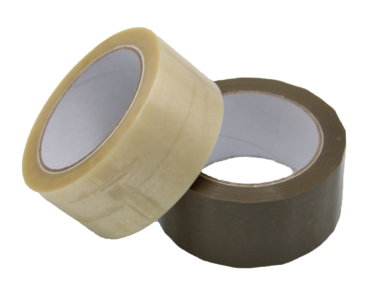 productafbeelding pvc tape: SOLVENT 50 MM BRUIN